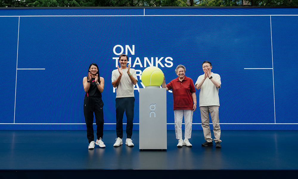 On昂跑携手费德勒 致敬网球幕后英雄并揭幕焕新球场